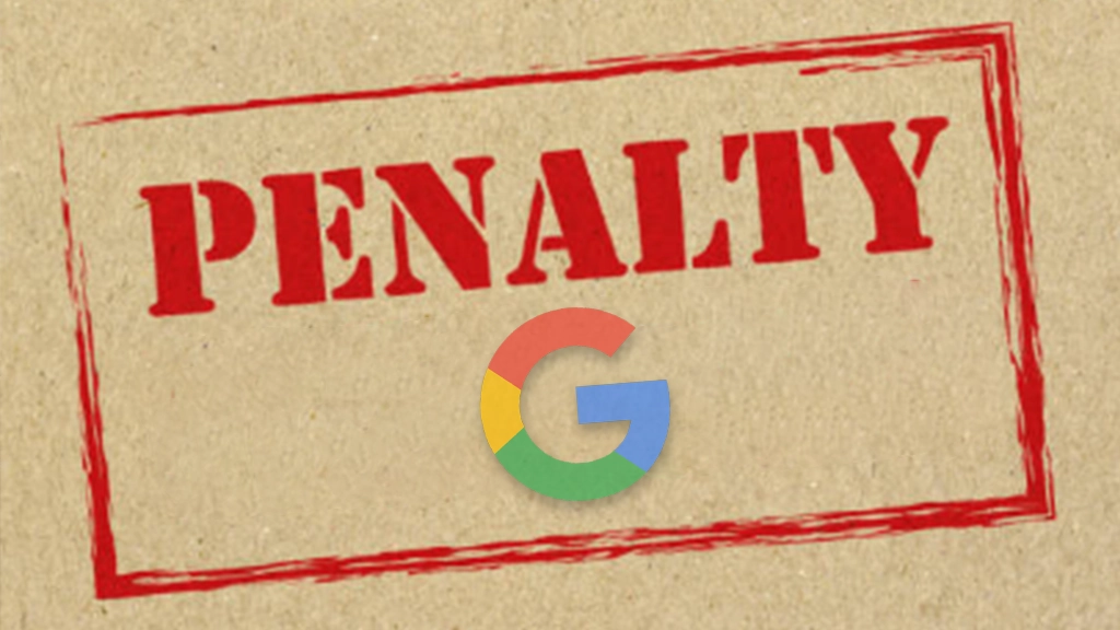 Google penalty sign